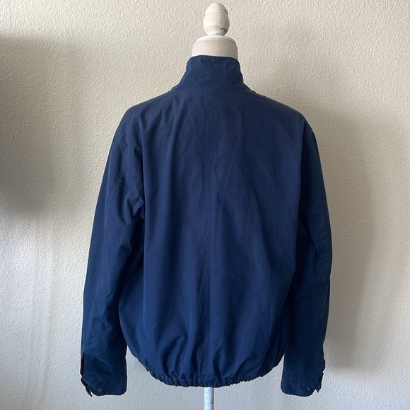 Mens US Polo Assn Jacket Windbreaker Blue Full Zip Red Lined Preppy Size S - Picture 7 of 8